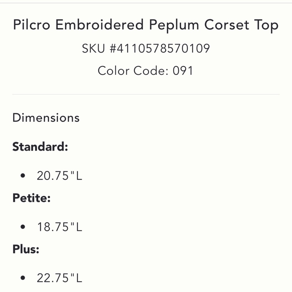 Anthropologie Embroidered Peplum Corset Denim Top - Picture 13 of 14